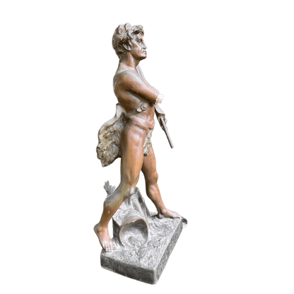 Early 20th Century Spelter Sculpture – Pro PatriaThe Furniture Recycling ShopDecor