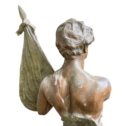 Early 20th Century Spelter Sculpture – Pro PatriaThe Furniture Recycling ShopDecor