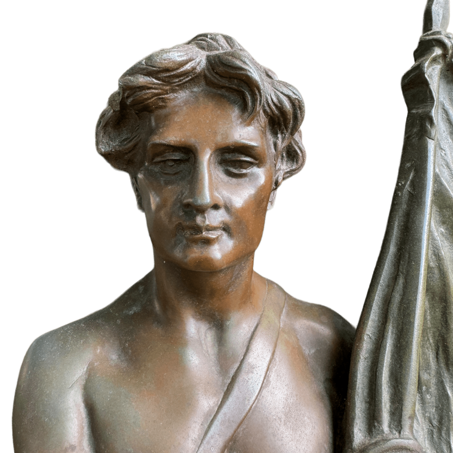 Early 20th Century Spelter Sculpture – Pro PatriaThe Furniture Recycling ShopDecor