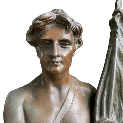 Early 20th Century Spelter Sculpture – Pro PatriaThe Furniture Recycling ShopDecor