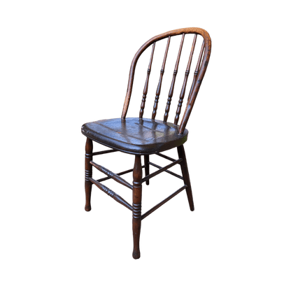 Early 20th Century Vintage Oak Windsor Spindle Back ChairThe Furniture Recycling Shop