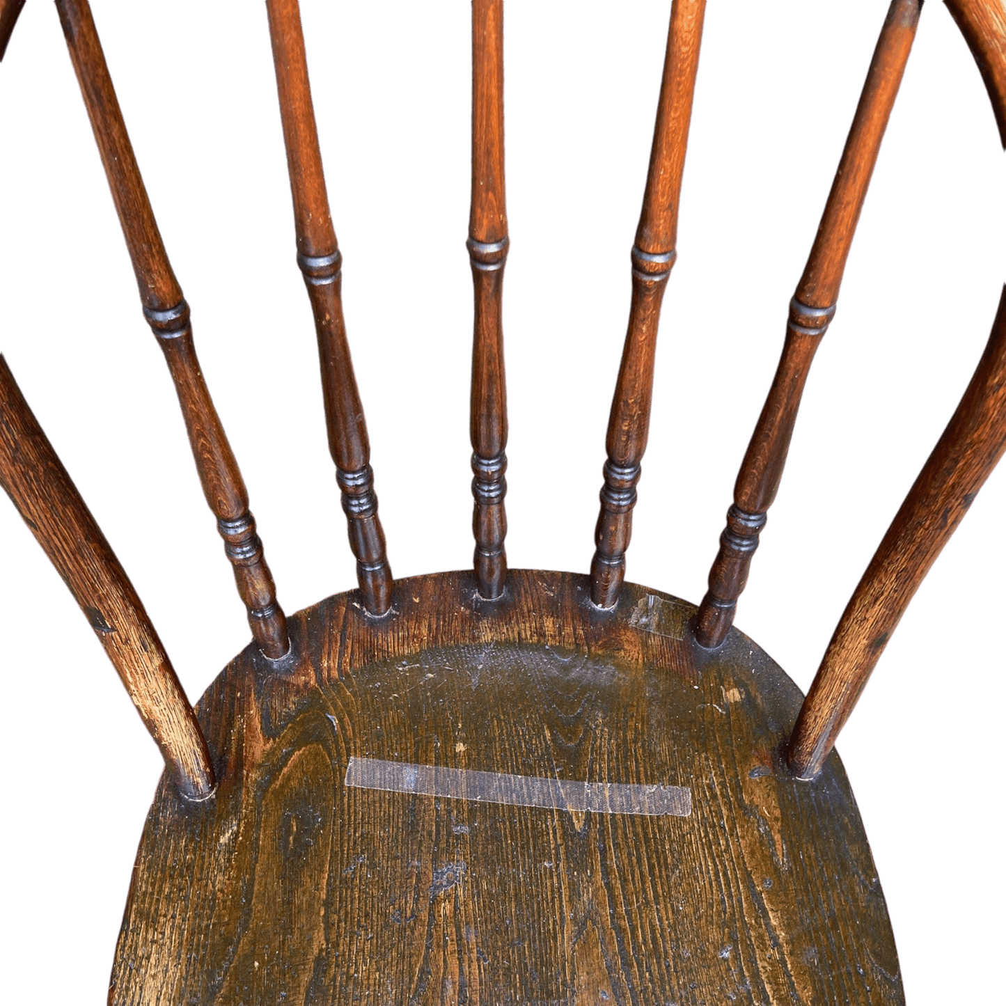 Early 20th Century Vintage Oak Windsor Spindle Back ChairThe Furniture Recycling Shop