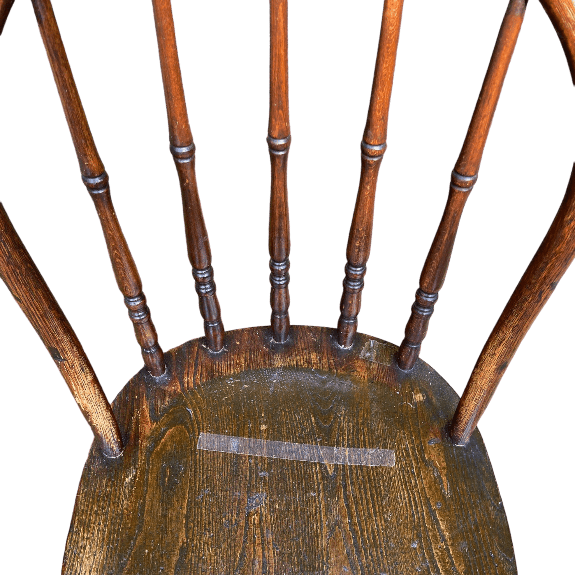 Early 20th Century Vintage Oak Windsor Spindle Back ChairThe Furniture Recycling Shop