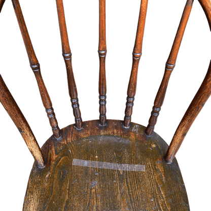 Early 20th Century Vintage Oak Windsor Spindle Back ChairThe Furniture Recycling Shop