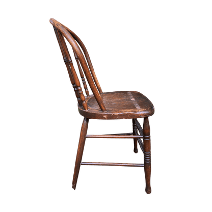 Early 20th Century Vintage Oak Windsor Spindle Back ChairThe Furniture Recycling Shop