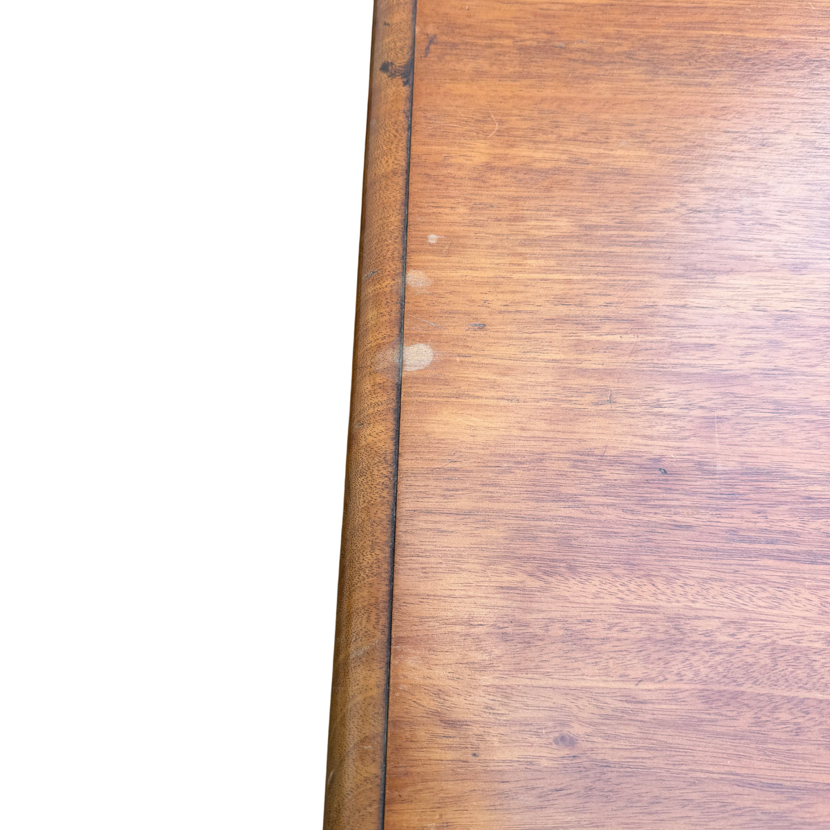 Underside and leg detail of Victorian style drop-leaf table