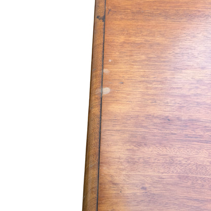 Underside and leg detail of Victorian style drop-leaf table