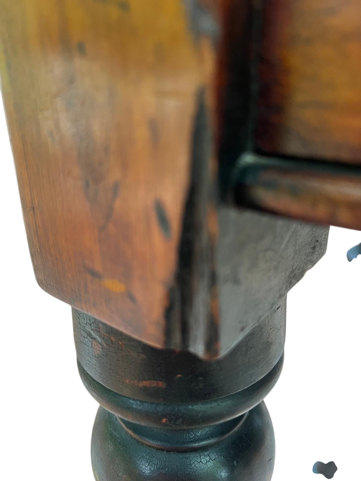 Wooden occasional table with period turned leg design