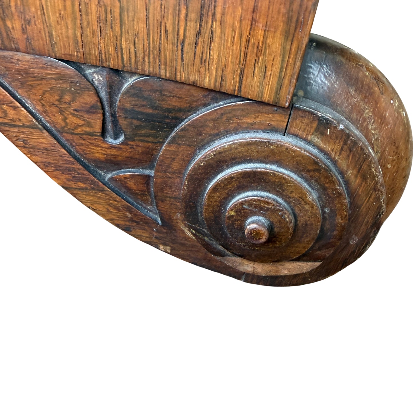 Original brass castors visible under a Victorian tilt-top table