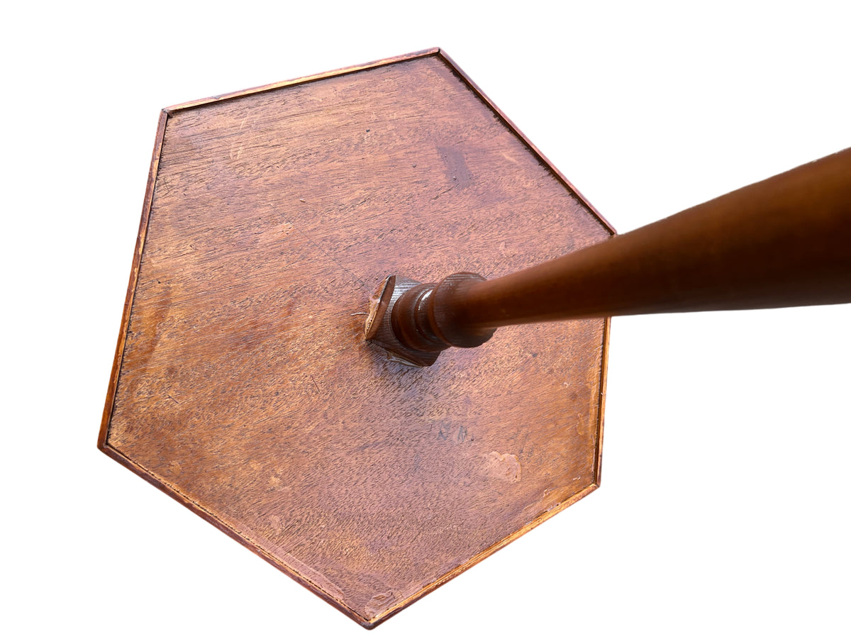 Vintage small side table suitable as lamp table or plant stand