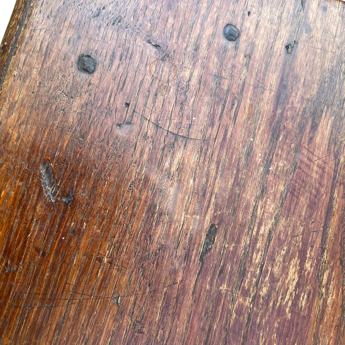 Small wooden side table suitable as bedside or hallway table