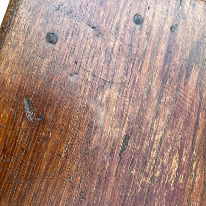 Small wooden side table suitable as bedside or hallway table