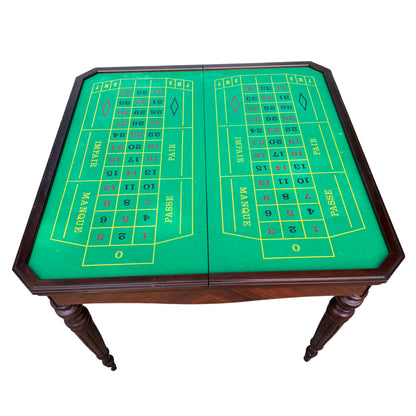 Reverse/reversible playing surfaces including chess and card layouts laid flat