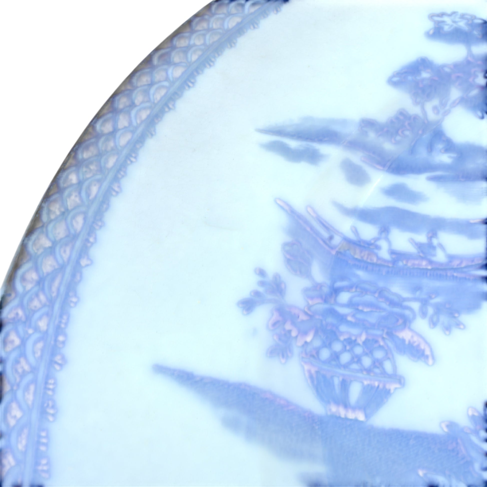 Reverse of plate showing Thomas Till & Sons Clyde Burslem backstamp