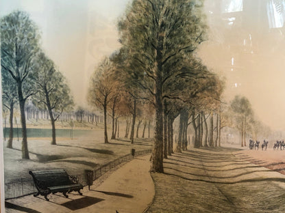Framed Large Print of a Park SceneThe Furniture Recycling ShopVintage Item