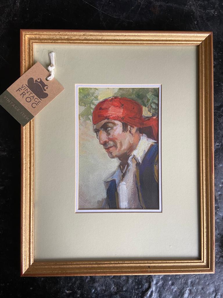 Framed Watercolour Portrait Picture By Margaret TheyreThe Furniture Recycling ShopDecor