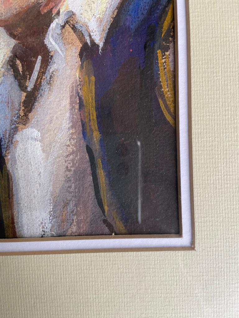Framed Watercolour Portrait Picture By Margaret TheyreThe Furniture Recycling ShopDecor