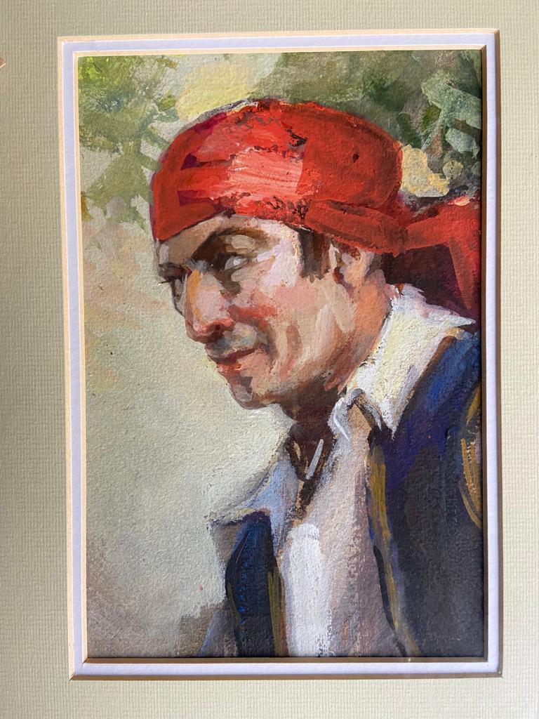 Framed Watercolour Portrait Picture By Margaret TheyreThe Furniture Recycling ShopDecor