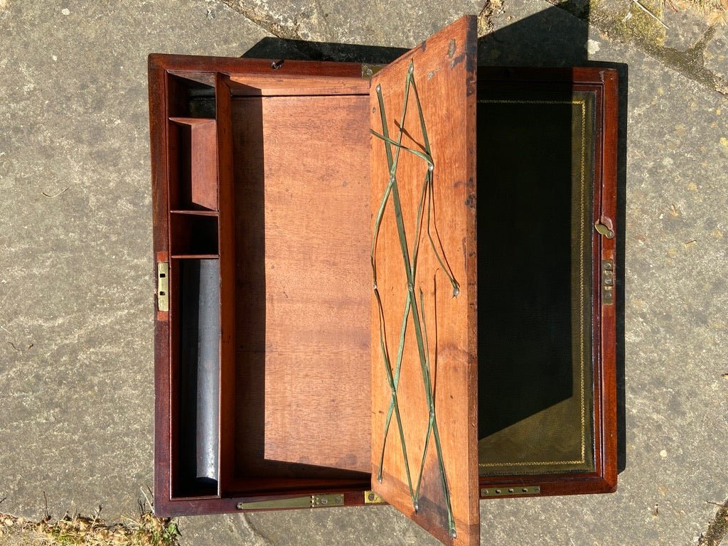 Georgian Mahogany Travel Writing Slope BoxThe Furniture Recycling ShopFurniture