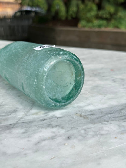 Greenoaf Antique Aqua Blue Glass Bottle - Vintage Glass BottleThe Furniture Recycling ShopBottle