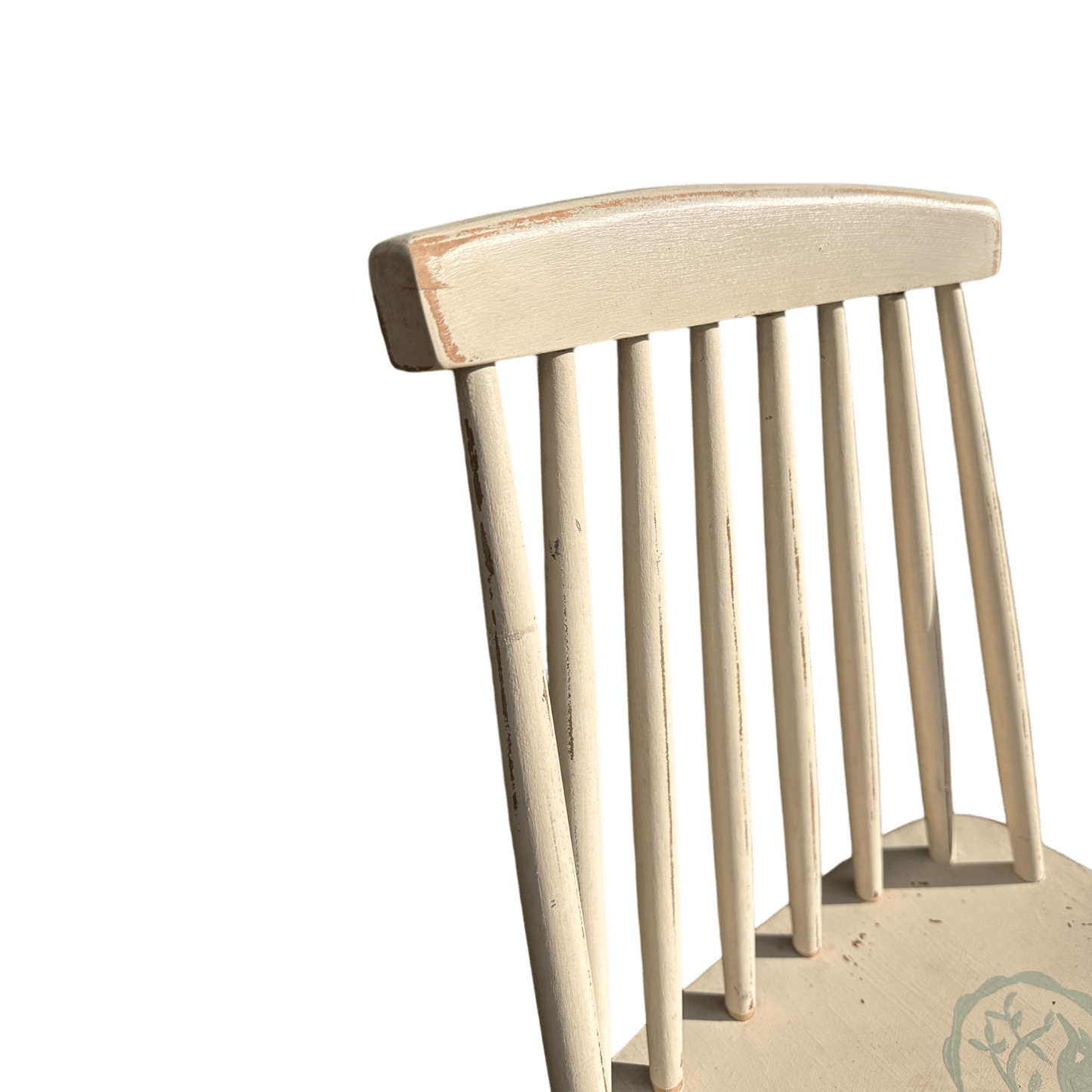 Hand Painted Single Spindle Back Occasional ChairThe Furniture Recycling Shop