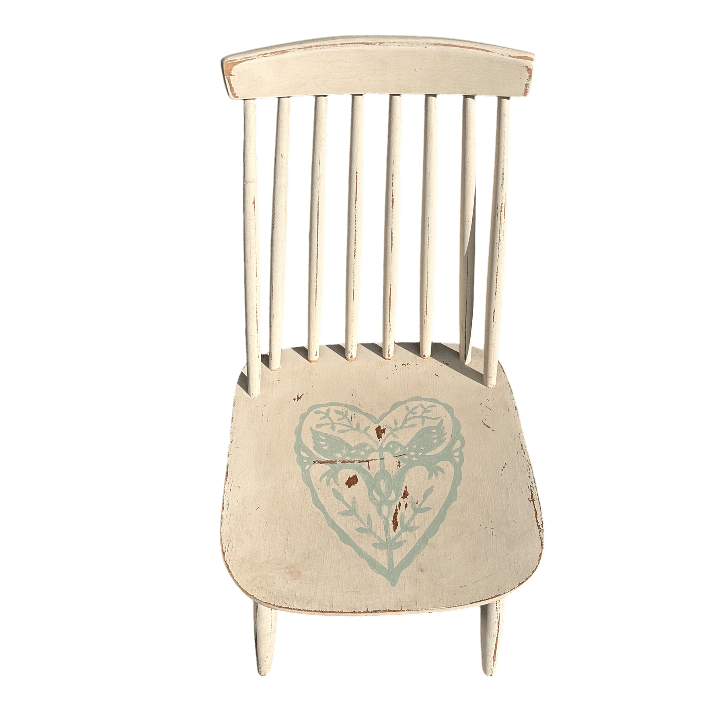 Hand Painted Single Spindle Back Occasional ChairThe Furniture Recycling Shop