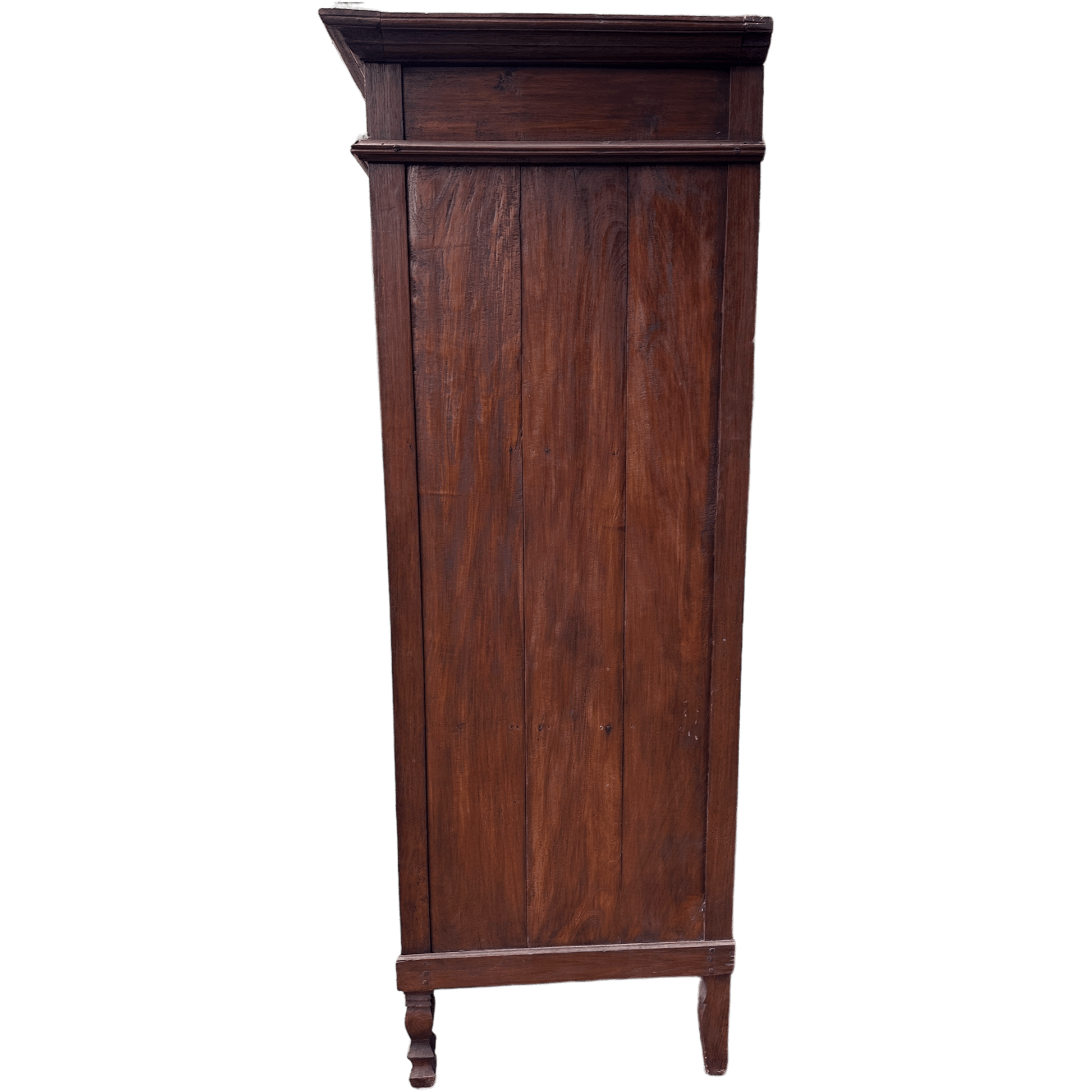 Huge Asian Hardwood Kitchen Larder Shelving Cabinet Dresser With Double Hinged DoorsThe Furniture Recycling Shop