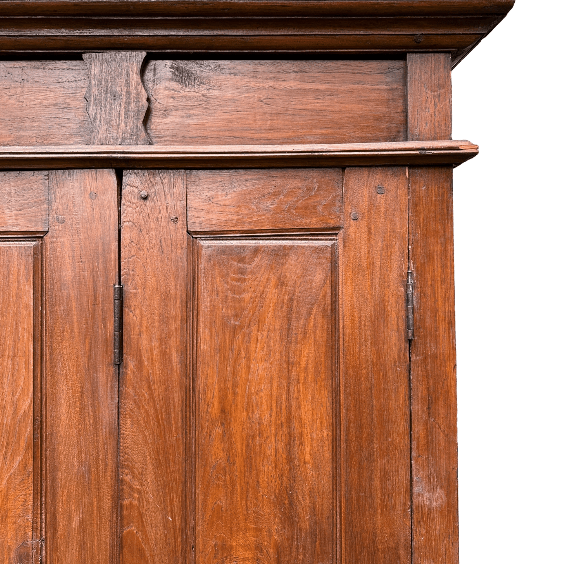 Huge Asian Hardwood Kitchen Larder Shelving Cabinet Dresser With Double Hinged DoorsThe Furniture Recycling Shop