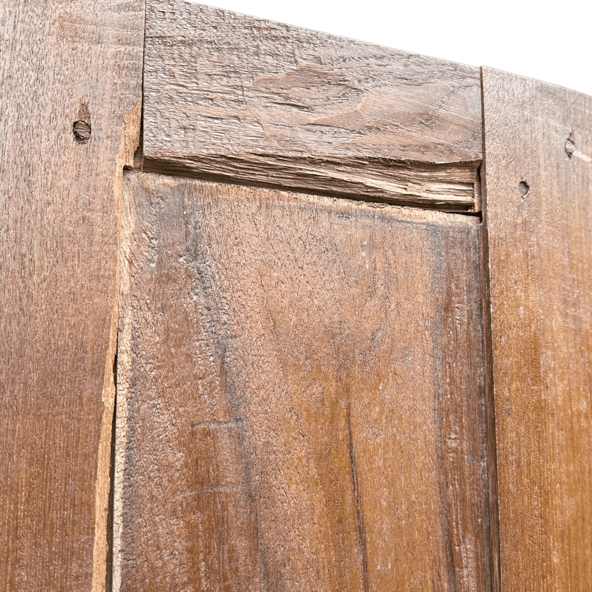 Huge Asian Hardwood Kitchen Larder Shelving Cabinet Dresser With Double Hinged DoorsThe Furniture Recycling Shop