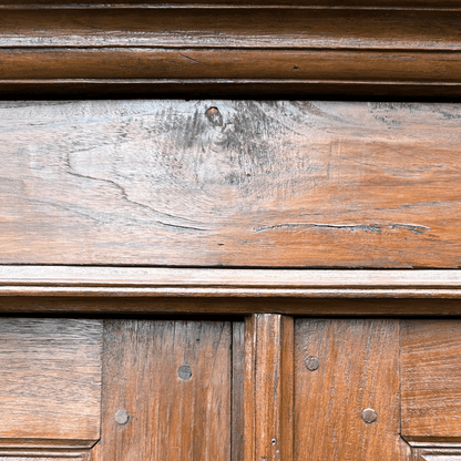 Huge Asian Hardwood Kitchen Larder Shelving Cabinet Dresser With Double Hinged DoorsThe Furniture Recycling Shop