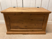 Load image into Gallery viewer, Solid Pine Trunk Blanket Box Storage
