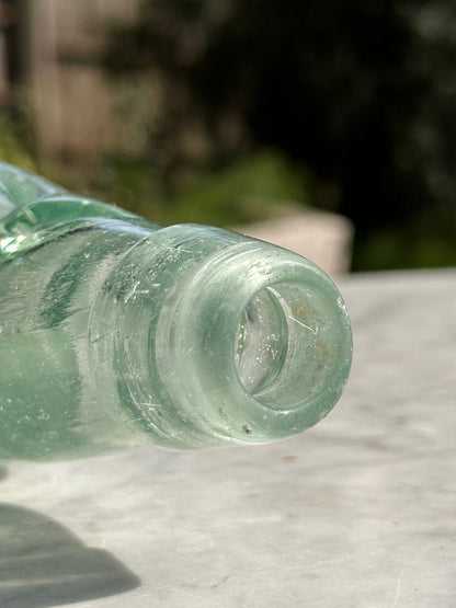 James Simpson Antique Aqua Blue Bottle - Vintage Glass BottleThe Furniture Recycling ShopBottle
