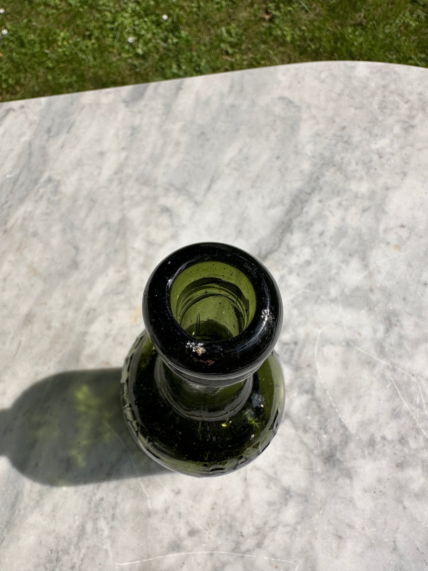 J.Taylor & Co Antique Green Glass Bottle - Collectable Glass BottleThe Furniture Recycling ShopBottle