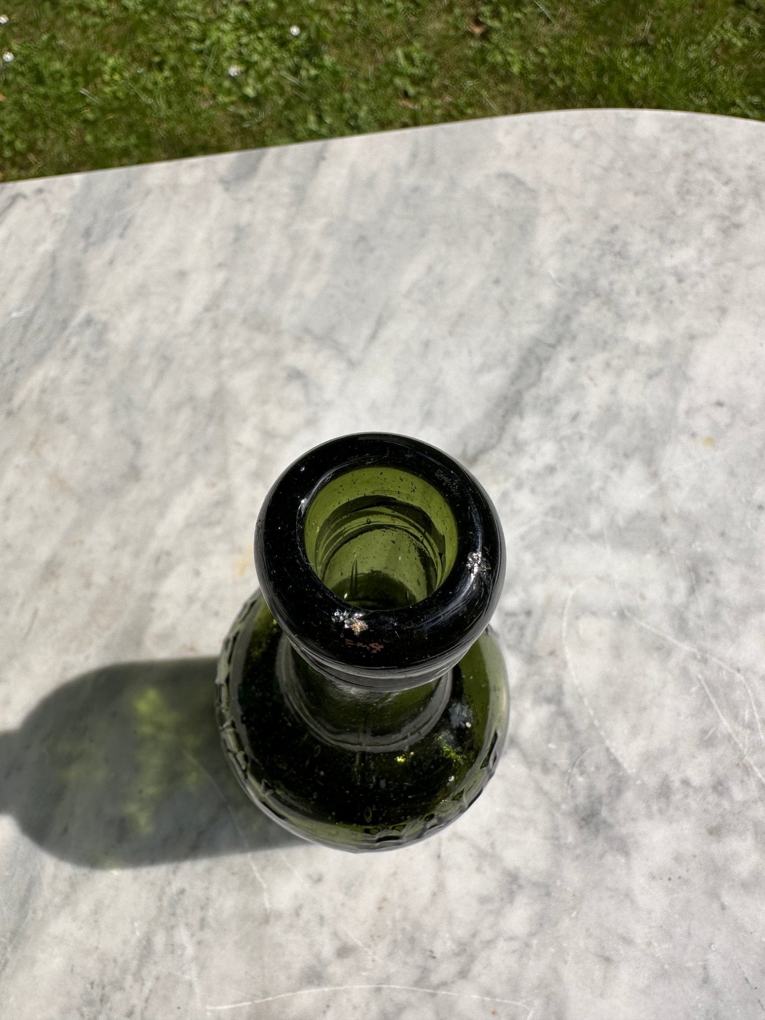 J.Taylor & Co Antique Green Glass Bottle - Collectable Glass BottleThe Furniture Recycling ShopBottle
