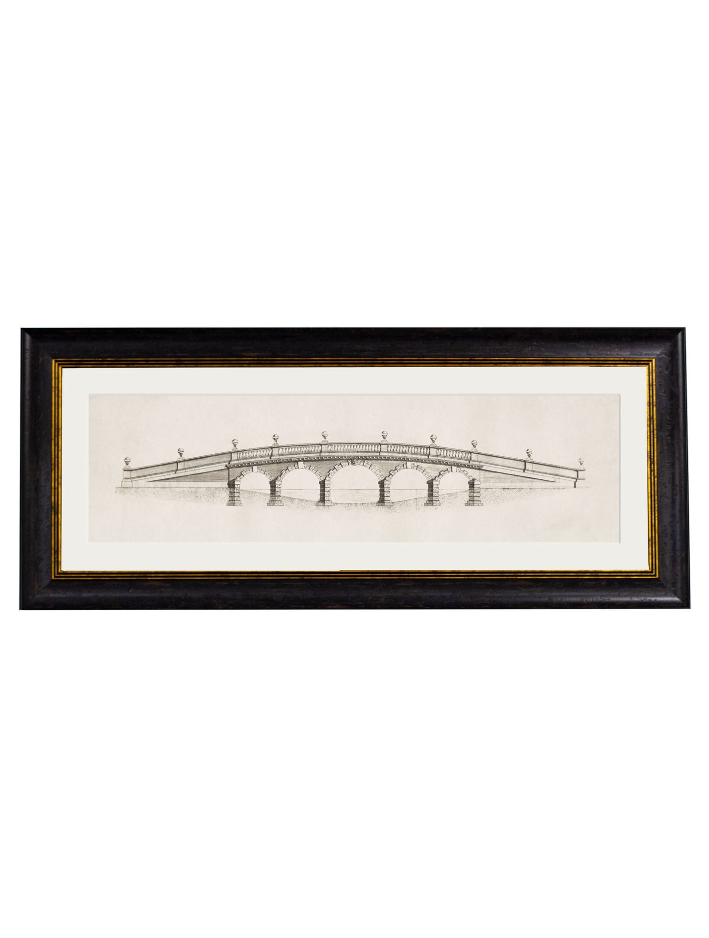 c 1756 a design intended for westminster - premium glass-fronted framed art print with solid wood frame, ideal for contemporary home styling
