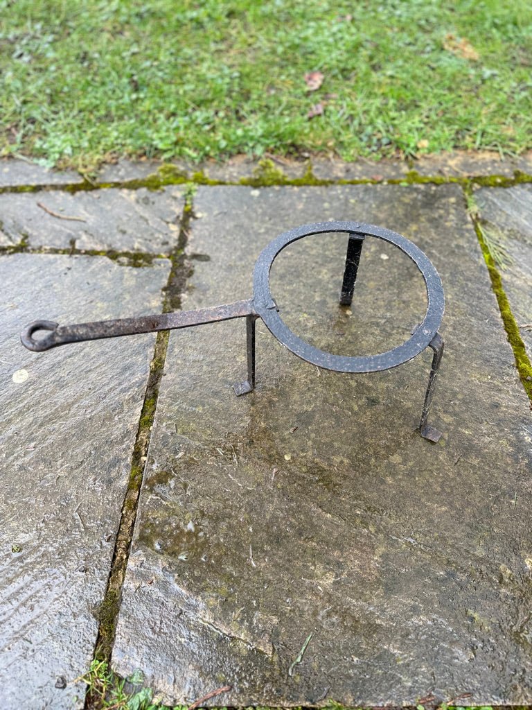 Large 19th Century French Copper Cooking Cauldron Bowl On Stand / Log Basket / Planter VaseThe Furniture Recycling ShopFurniture
