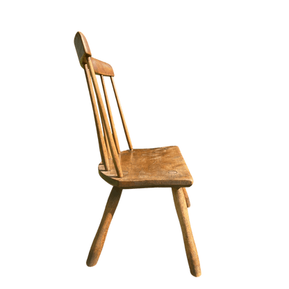 Late 18th Century Welsh Primitive Antique Stick ChairThe Furniture Recycling Shop