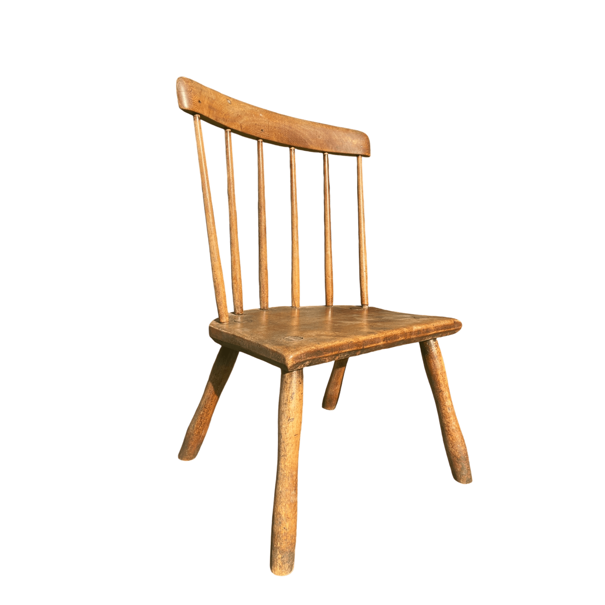 Late 18th Century Welsh Primitive Antique Stick ChairThe Furniture Recycling Shop