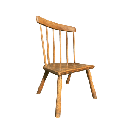 Late 18th Century Welsh Primitive Antique Stick ChairThe Furniture Recycling Shop