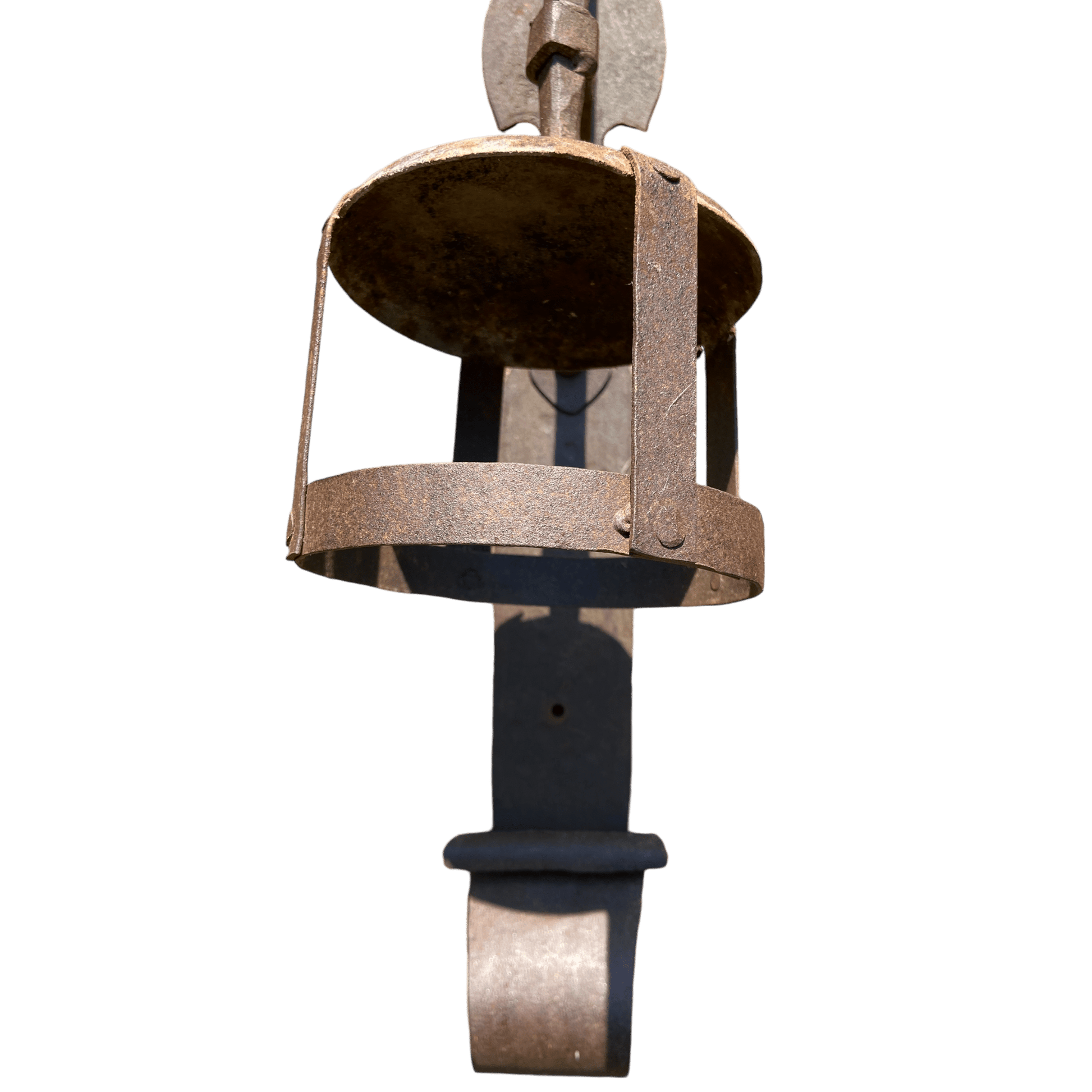 Medieval style iron flambeau/candlestick holdersThe Furniture Recycling Shop