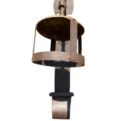 Medieval style iron flambeau/candlestick holdersThe Furniture Recycling Shop