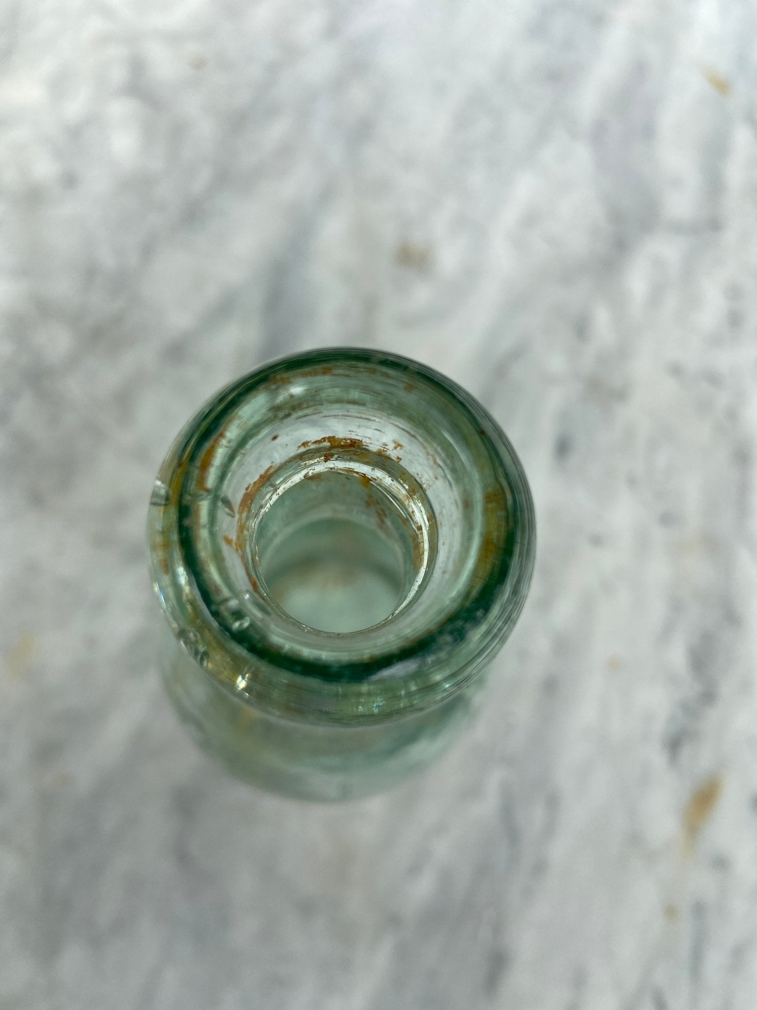 North Eastern Hotel Antique Aqua Green Glass Bottle - Vintage Glass BottleThe Furniture Recycling ShopBottle