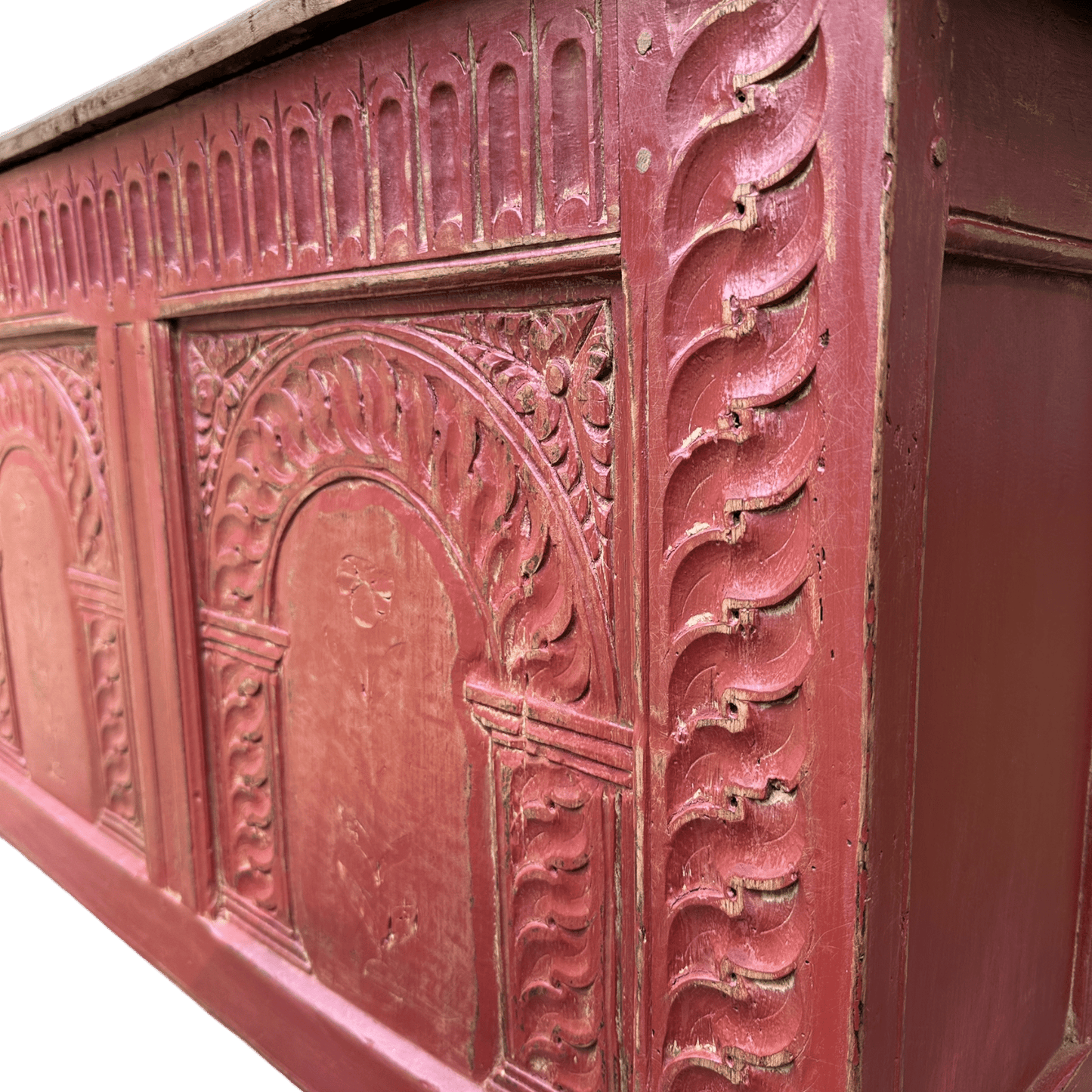 Oak Georgian Blanket Chest Painted in Small & Co Furniture Paint in Cricket Leather, With Light Wax Effect.The Furniture Recycling ShopBlanket Chest