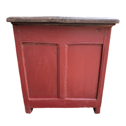 Oak Georgian Blanket Chest Painted in Small & Co Furniture Paint in Cricket Leather, With Light Wax Effect.The Furniture Recycling ShopBlanket Chest