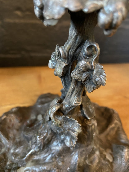 Pair of English Silver-Plated Candlesticks, Ellington &Co.The Furniture Recycling Shop