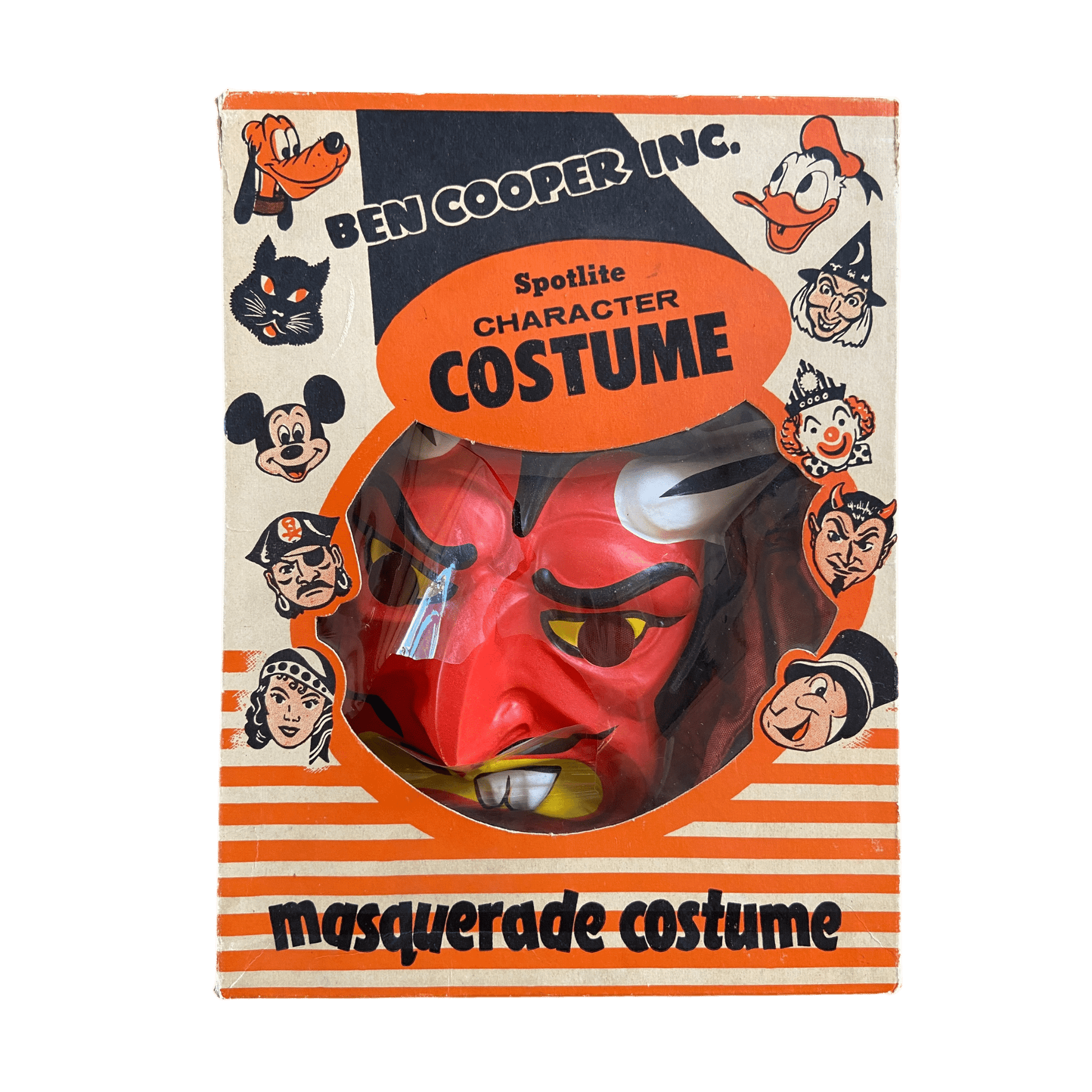 Rare 1960's Vintage Halloween Red Devil Masquerade Mask & Costume from Ben Cooper Inc. USA Size Large (12 - 14)The Furniture Recycling ShopHalloween Dress Up