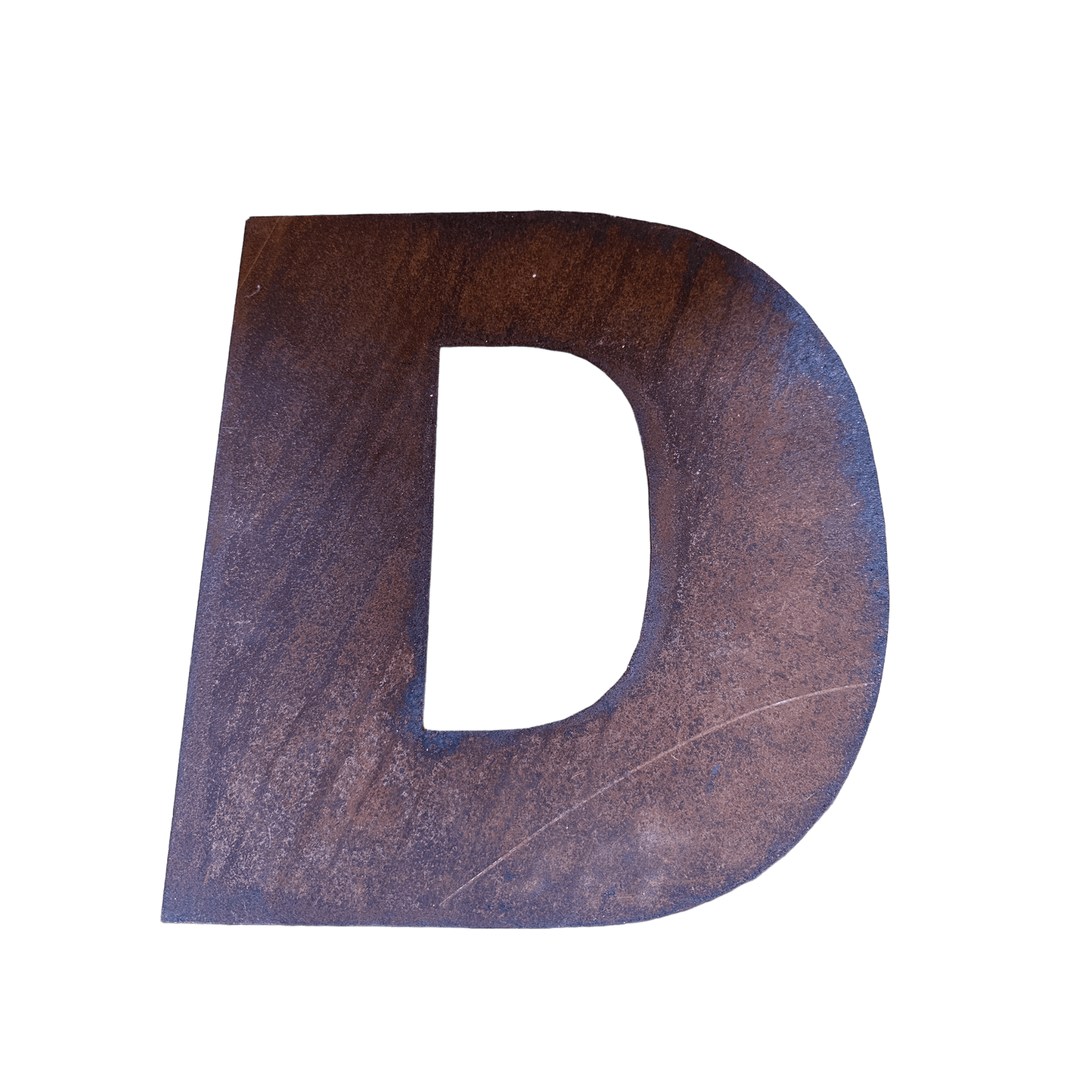 Set of 3 Metal Sign Letters Spelling REDThe Furniture Recycling Shop