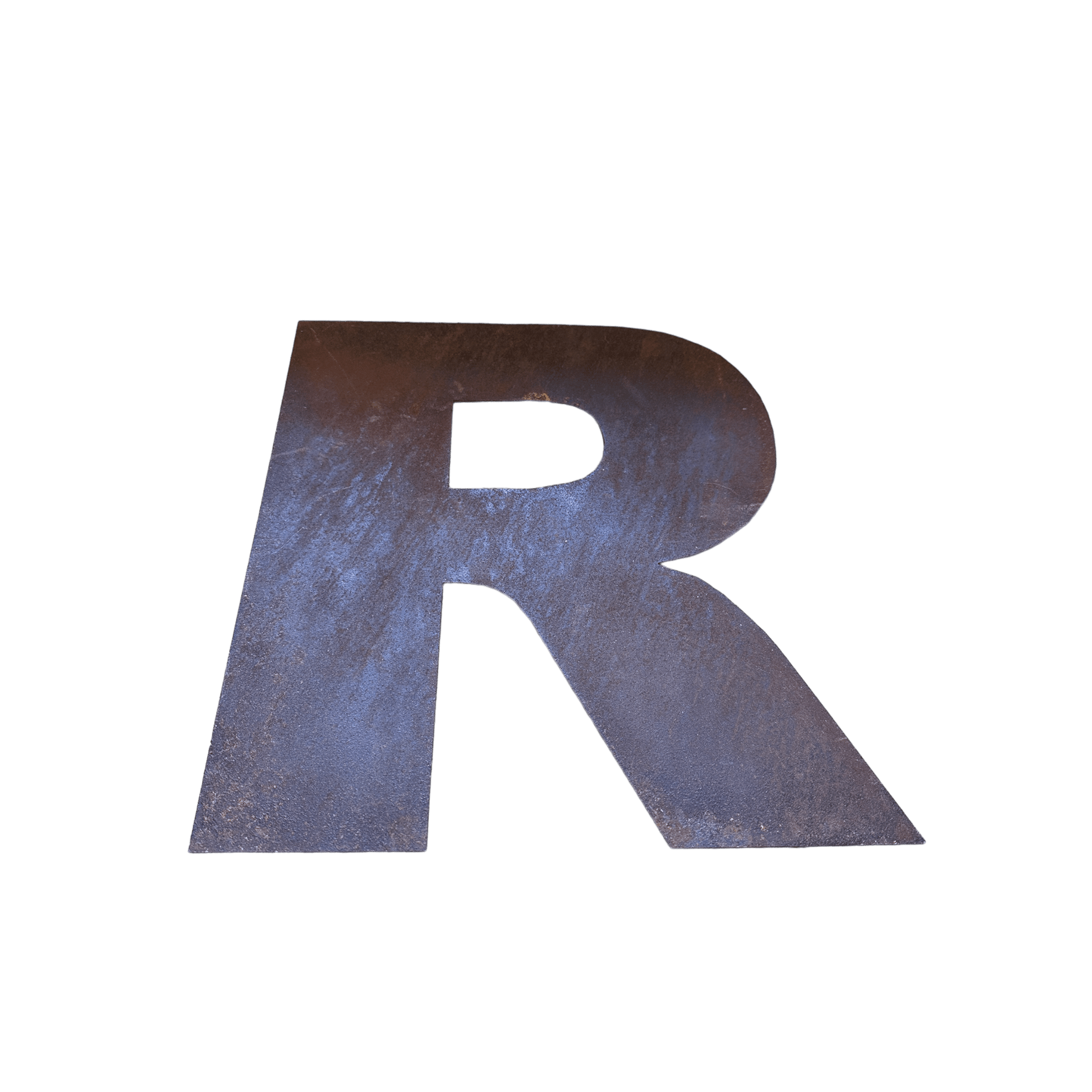 Set of 3 Metal Sign Letters Spelling REDThe Furniture Recycling Shop