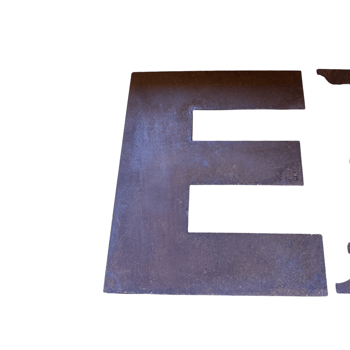 Set of 3 Metal Sign Letters Spelling REDThe Furniture Recycling Shop