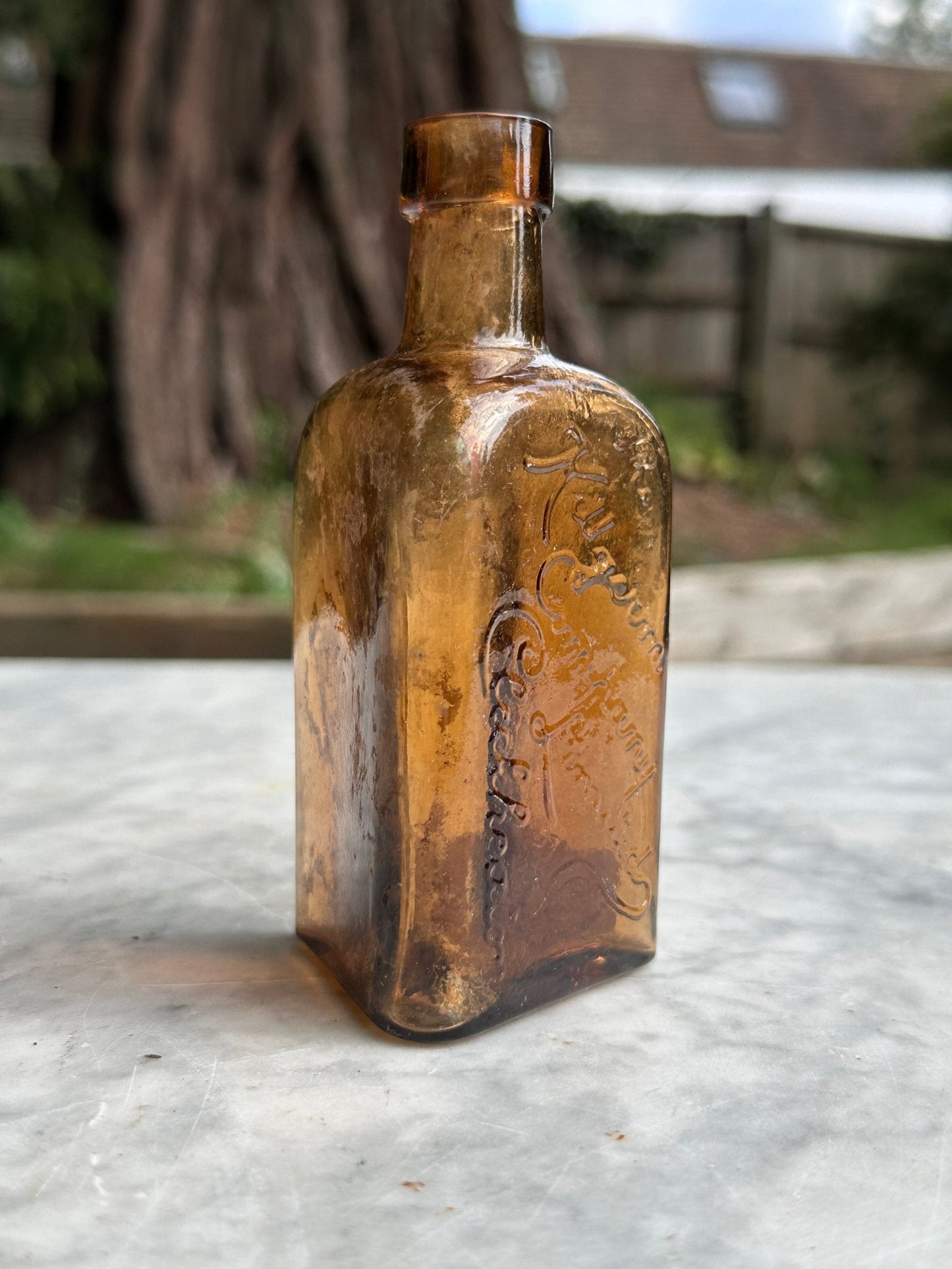 The Killgerm Company Ltd, Antique Brown Glass Bottle - Vintage Glass BottleThe Furniture Recycling ShopBottle